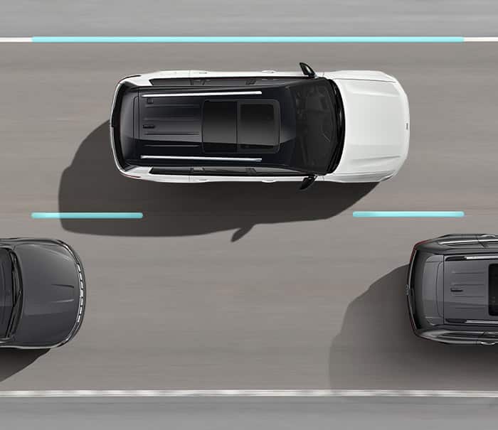 Jeep Grand Cherokee, Утримання в смузі руху