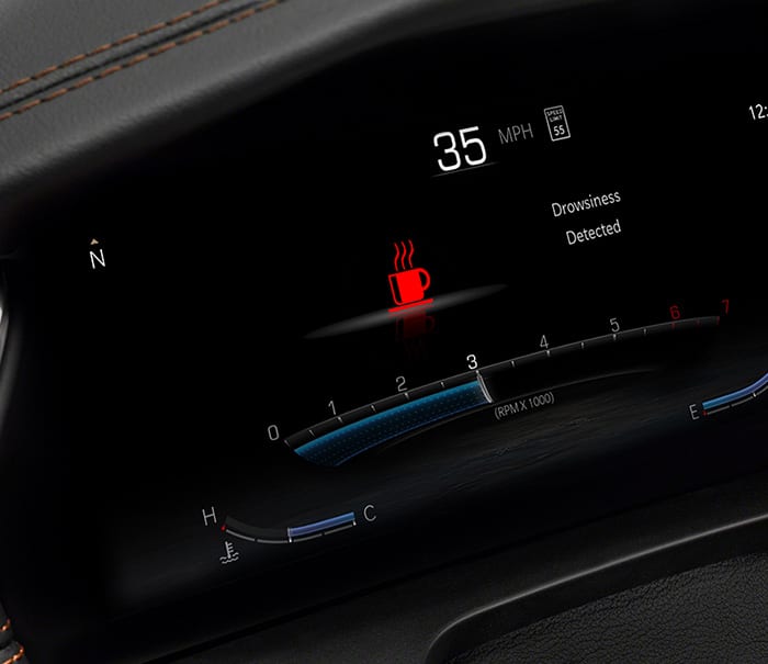 Jeep Grand Cherokee, Виявлення сонливості водія
