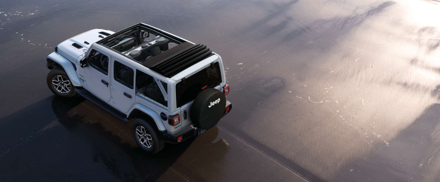 Jeep Wrangler, вигляд зверху